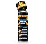 Sprühkleber extra stark 500 ml – für Schaumstoff, Filz, Leder, Holz, Gummi &...