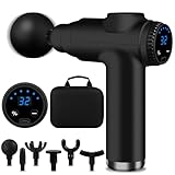 BUOAZR Massagepistole, Mini Muskel Massage Pistole mit 32 Geschwindigkeiten bis...