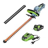 WORKPRO Heckenschere Akku 20V, akku Heckenschere mit Akku und Ladegerät, Heckenschere...