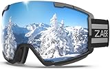 ZABERT Skibrille für Herren Damen Frauen Erwachsene Männer Kinder 10 11 12 13...