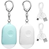Kupink Persönlicher Alarm Taschenalarm Aufladbar 130 dB Wasserdicht Panikalarm...