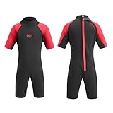 Urban Beach Unisex Kids Sharptooth Shorty Wetsuit Kurzer Neoprenanzug für...