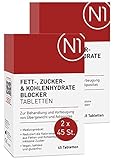 N1 Fettblocker + Zucker & Kohlenhydrate-Blocker Medizinprodukt zur Behandlung & Vorbeugung...