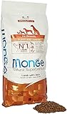 Monge Natural Superpremium Puppy and JUNIOR Lamb and Rice, Hundefutter für alle...