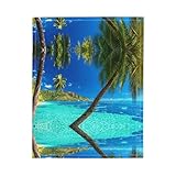 Liulannq Tropical Island Baby-Fleece-Erbsen, körniger Effekt, weich und beruhigend,...