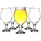 Glasmark KROSNO 1992 Biergläser Biertulpen Set 6 Stück 500 ml Pils Bierglas...