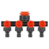 Wasserhahn Verteiler - 4-Wege Robuster Wasserhahn - Robust 4 Wege Anschlussventil Für...