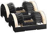 Royal Gardineer Schmutzbürsten Schuhe: 2er-Set Schuhputzer, robuste Rundum-Bürste für...