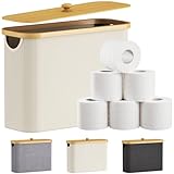 Lifewit 23L Toilettenpapier Aufbewahrungskorb, Bambus Badezimmer Organizer,...