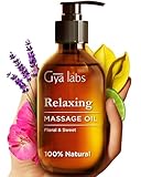 Gya Labs Entspannungs Massageöl für Muskelkater - 100% Reines Natürliches wärmendes...
