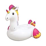 Bestway 41114-18 Aufblasbarer Einhorn-Pool-Schwimmer, mehrfarbig, Medium 61 „X 47', Bunt