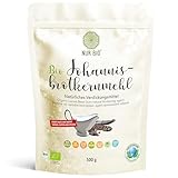 NUR BIO® Bio Johannisbrotkernmehl 500g natürliches Verdickungsmittel Ei-Ersatz...