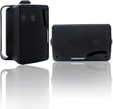 STUDIOFINIX wasserdichte Outdoor-Lautsprecher verkabelt-3,5 Zoll 3 Weg 200W Surface Marine...