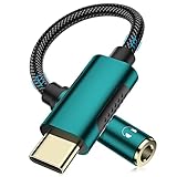 USB C Kopfhörer Adapter Aux, USB C auf 3.5 Klinke Adapter Audio Jack Typ C Adapter mit...
