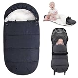 Fußsack Kinderwagen,Winterfußsack für Kinderwagen Buggy,Baby Fußsack...