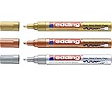 EDDING 750 Lackmarker 3er Sparpaket | 9 Farben & Sortierte zur Auswahl! (3er...