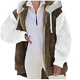 Strickkleid Damen, Lange Daunenjacke Parajumper Jacke Daunenwesten Regenjacke Wandern...