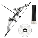 SHARROW Compound Bogen und Pfeile Set für Jugend und Erwachsene, Taschenbogen...
