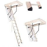 Bodentreppe Speichertreppe Gedämmte Dachbodentreppe U=1,22 W/m2K Termo PS Holz...