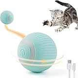 Katzenspielzeug Elektrisch mit LED Licht Katzenspielzeug Selbstbeschäftigung...