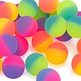 HAKACC Flummis, 35 Stück 25mm Flummies für Kinder Mitgebsel Kindergeburtstag...