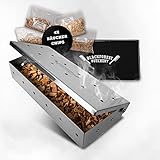 Schwarzwald Metzgerei – Räucherbox Set inkl. Räucherchips für Holzkohle-,...