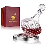 paysky Wein Dekanter, 1,5L, Weinbelüfter, Wein-Karaffe aus Kristallglas,...