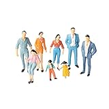 Snner 24 stücke Mini Menschen Figuren Miniatur Figuren Menschen Figuren 1:87 lackierte...