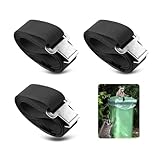 lasuroa 3stk Mülltonnenverschlüsse für Tiere, Verstellbar...