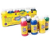 CRAYOLA – 6 Flaschen Abwaschbare Farbe, für Kreative Aktivitäten in der...