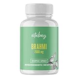Vitabay Brahmi • 2000 mg pro Kapsel • 150 vegane Kapseln • Bacopa Monnieri •...