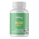 Vitabay Brahmi • 2000 mg pro Kapsel • 150 vegane Kapseln • Bacopa Monnieri...