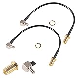4G-Antennenadapter SMA-Buchse auf TS9-Stecker, 15 cm, 2 Stück, für externe...