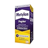 Metylan Papier, starker Tapetenkleister für leichte, normale und schwere Papiertapete,...