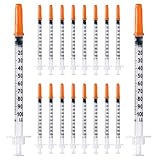 10 Stück 1 ml/cc Plastiktube 30G (0,3 x 12,7mm), Mehrzweck-Messwerkzeuge, Einzeln...