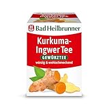 Bad Heilbrunner Kurkuma Ingwer Tee - Gewürztee im Filterbeutel - Kurkuma, Ingwer -...