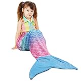 Catalonia Classy Meerjungfrau Decke, Meerjungfrauen Flosse Kuscheldecke Sofa Decken alle...
