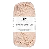 Pro Lana BASIC COTTON Baumwollgarn 50 g ideal für Kleidung, Spielzeug,...
