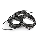 Heartbreaker schwarzes Lederband Set 3-teilig aus echtem Leder | 100 cm / 1 m Band aus...
