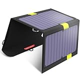 X-DRAGON Solar Ladegerät 20W 2-Port USB Faltbar SunPwer Solar Panel Handy Ladegerät für...