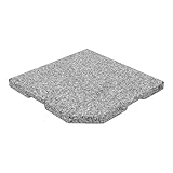 Doppler 1x Granitplatte 25kg I Beschwerplatte 50x50x4cm für Sonnenschirme mit...