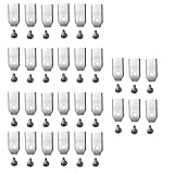 DBEIXIWEI 30 x Edelstahl-Rasentrimmer-Klingen, Rasenmäher-Ersatzteile, passend für Husq...