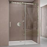 doporro Duschtür Nischentür dusche Duschabtrennung Duschkabine 140x195cm...