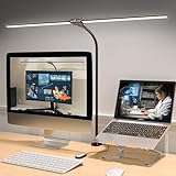 rigors 80CM Doppelkopf Schreibtischlampe LED Dimmbar, 1200LM Tageslichtlampe...