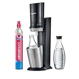 SodaStream Wassersprudler CRYSTAL 3.0 mit Quick-Connect CO2-Zylinder| inkl. 2x 0,8L...