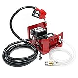 Wiltec Heizöl- und Dieselpumpe 230V/600W 40l/min selbstansaugend Pumpe mit...