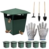Liwein Schneckenfalle, Schneckenfalle Garten, 6er-Set Schneckenfallen, Begleitet...