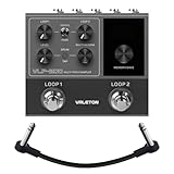 VALETON Looper Pedal Zweispur Stereo 99 Projekt Speicherplätze Software...