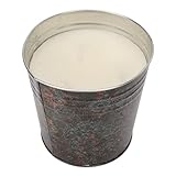 Citronella-Kerzen, Eimerkerze mit natürlichem Geruch, einzigartiges Aussehen für Camping
