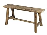 Spetebo Holz Deko Blumenbank - 58x27x22 cm - Holzbank Garten Pflanzenständer...